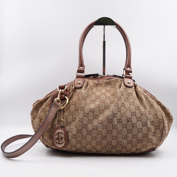 BS19 ❣️ GUCCI GG Monogram Sukey 2 way Bag - Picture 1 of 14